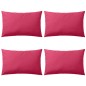 Almofadas para exterior 4 pcs 60x40 cm rosa