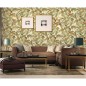 DUTCH WALLCOVERINGS Papel de parede Bird-of-Paradise cor verde