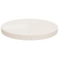 Tampo de mesa pinho maciço Ø30x2,5 cm branco