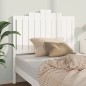 Cabeceira de cama 106x4x110 cm pinho maciço branco