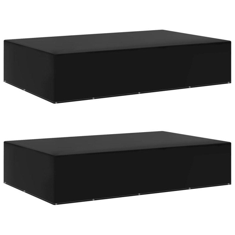 Capas para mobiliário de jardim 2 pcs c/ 12 ilhós 325x205x70 cm-Capas para móveis de jardim-Home Retail