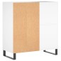 Armário para discos 84,5x38x89 cm derivados de madeira branco