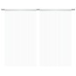 Cortinas de fios 2 pcs 140x250 cm branco