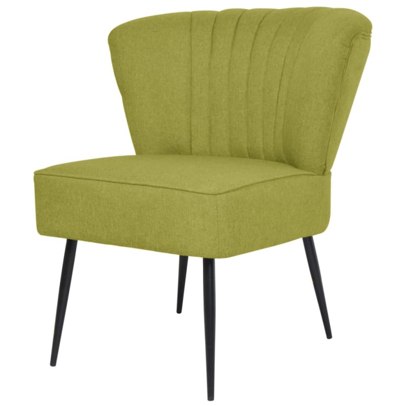 Cadeira de cocktail tecido verde-Poltronas-Home Retail