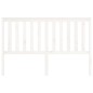 Cabeceira de cama 156x6x101 cm pinho maciço branco