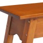 Mesa consola 110x30x75 cm madeira de mogno maciça