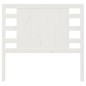 Cabeceira de cama 81x4x100 cm pinho maciço branco