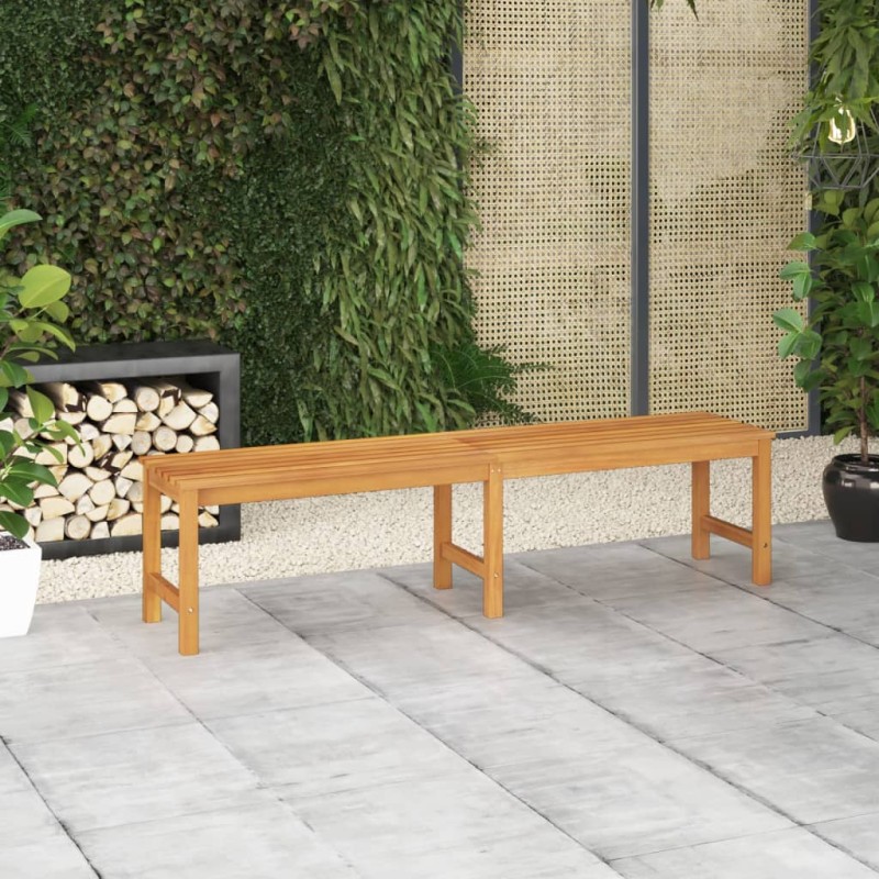 Banco de jardim 180 cm madeira de teca maciça-Bancos de jardim-Home Retail