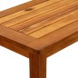 Mesa consola para jardim 80x35x75 cm madeira de acácia maciça