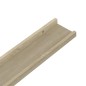 Prateleiras de parede 4 pcs 40x9x3 cm carvalho sonoma