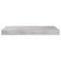 Prateleiras de parede 4 pcs 50x23x3,8 cm MDF cinzento-cimento