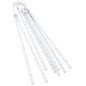 Luzes meteoro 8 pcs 50 cm 288 luzes LED int./ext. colorido