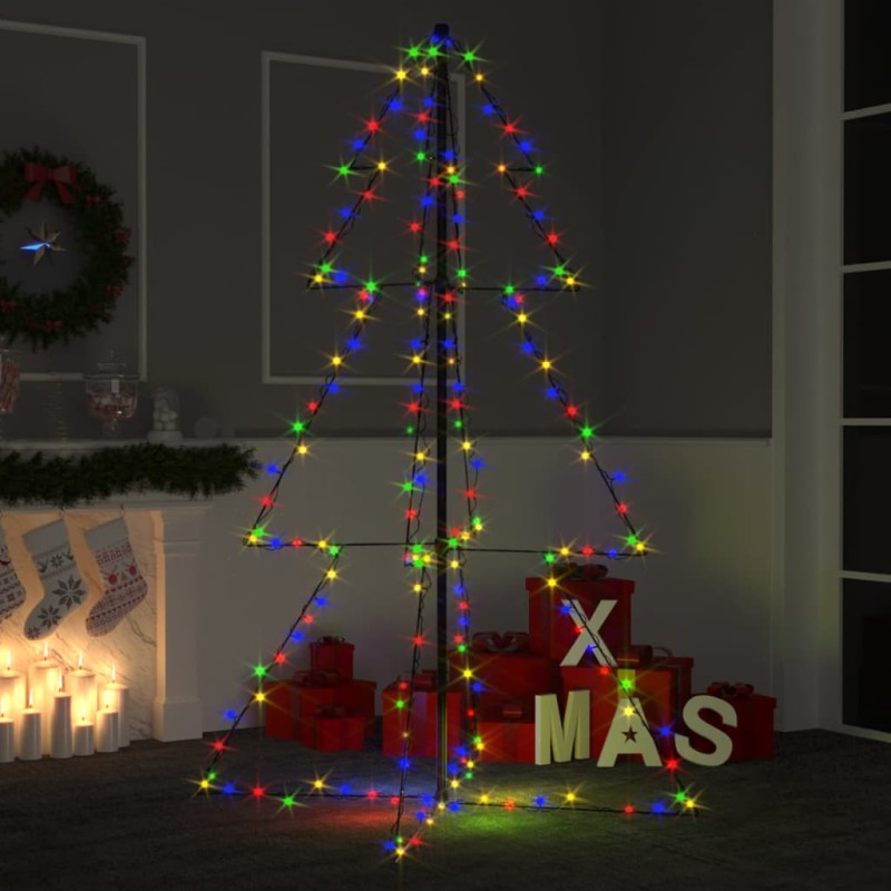 Árvore de Natal em cone 200 LEDs 98x150 cm interior e exterior-Árvores de Natal-Home Retail