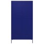 Roupeiro 90x50x180 cm aço azul-marinho