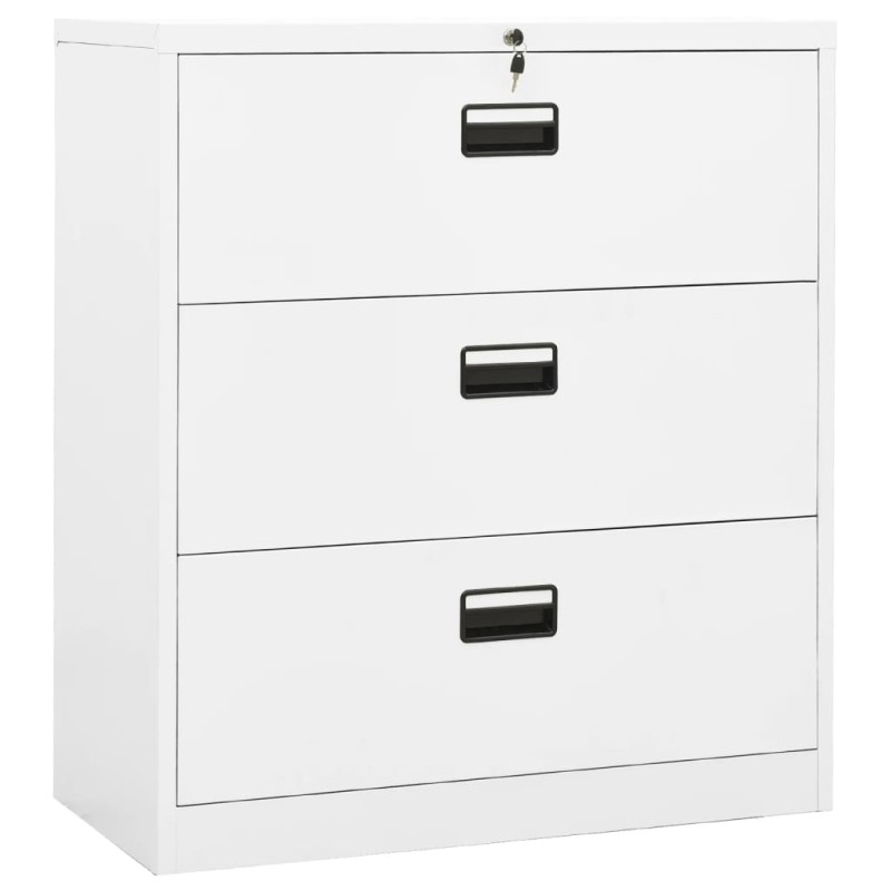 Arquivador 90x46x103 cm aço branco-Arquivadores-Home Retail