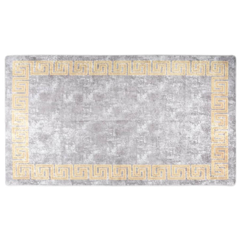 Tapete lavável antiderrapante 190x300 cm cinzento-Tapetes-Home Retail