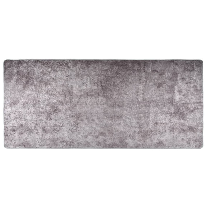 Tapete lavável antiderrapante 80x300 cm cinzento-Tapetes-Home Retail