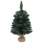 Árvore de Natal artificial com suporte 60 cm PVC verde