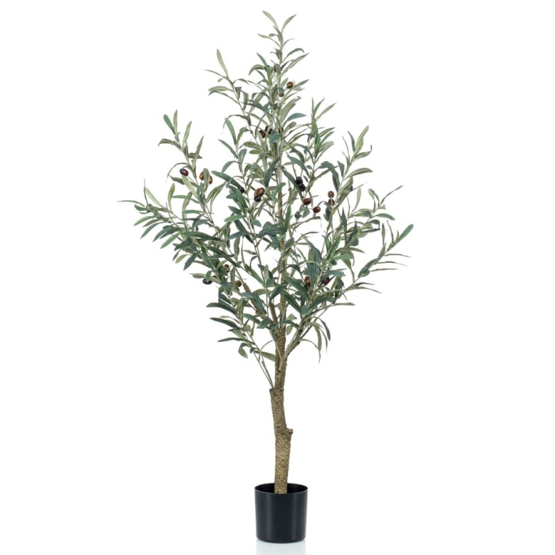 Emerald Oliveira artificial com vaso plástico 115 cm-Flores sintéticas-Home Retail