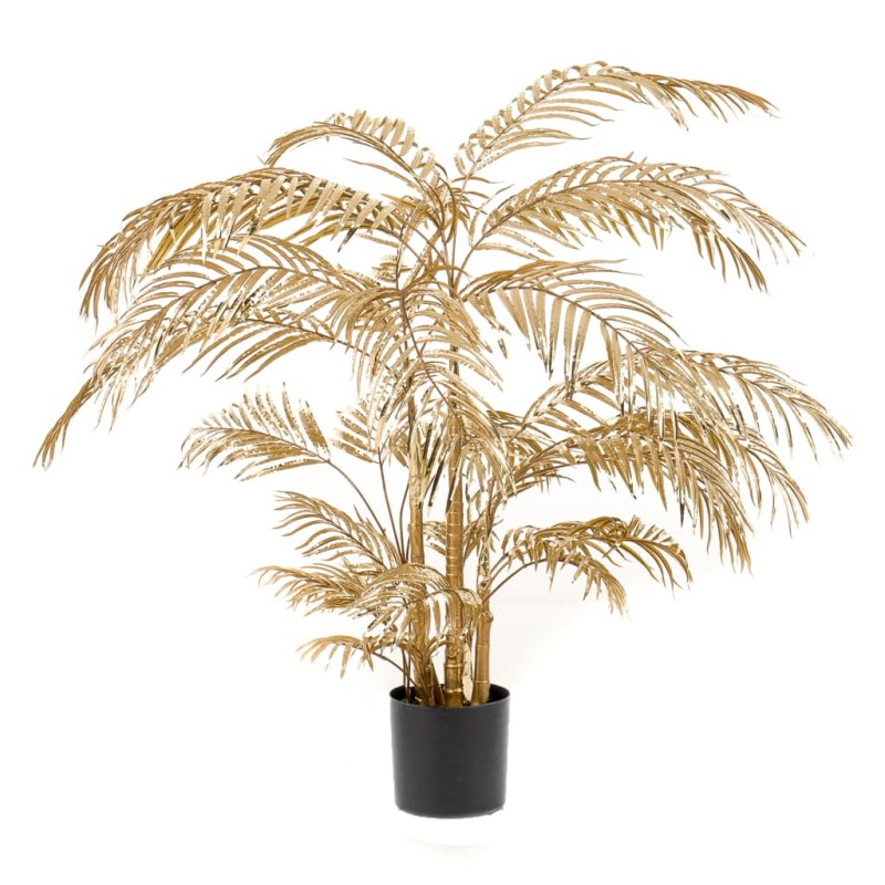 Emerald Palmeira Areca artificial 145 cm dourada-Flores sintéticas-Home Retail