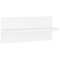 Estantes de parede 4 pcs 40x11,5x18 cm contraplacado branco