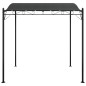 Toldo 2x2,3 m 180 g/m² tecido e aço antracite