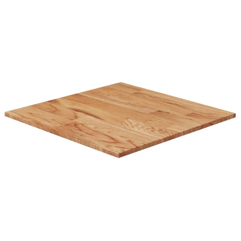 Tampo mesa quadrado 50x50x1,5cm carvalho tratado castanho-claro-Tampos de mesa-Home Retail