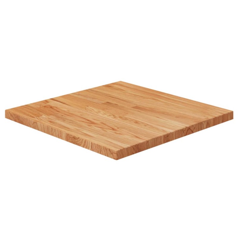 Tampo mesa quadrado 50x50x2,5cm carvalho tratado castanho-claro-Tampos de mesa-Home Retail