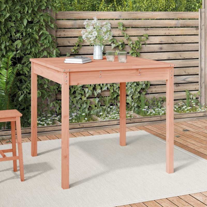 Mesa de jardim 82,5x82,5x76 cm madeira de douglas maciça-Mesas de jardim-Home Retail