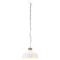 Candeeiro suspenso industrial 58 cm E27 branco