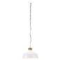 Candeeiro suspenso industrial 58 cm E27 branco