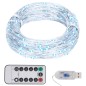 Cordão de luzes com 300 LED 30 m branco frio