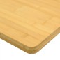 Tampo de mesa 70x70x1,5 cm bambu