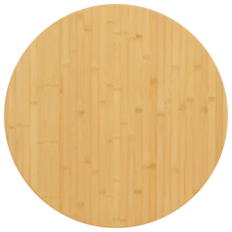 Tampo de mesa Ø60x4 cm bambu