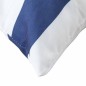 Almofadas decorativas 4 pcs 40x40 cm tecido azul e branco