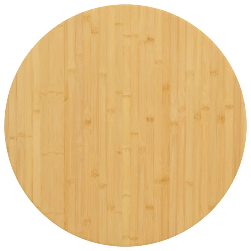 Tampo de mesa Ø80x2,5 cm bambu-Tampos de mesa-Home Retail