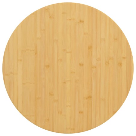 Tampo de mesa Ø80x2,5 cm bambu