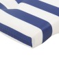 Almofadões p/ cadeira terraço 2 pcs tecido oxford azul/branco