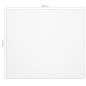 Protetor de mesa 80x80 cm 2 mm PVC mate