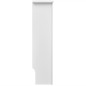 vidaxl Coberturas de radiador 2 pcs MDF 112 cm branco