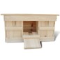 Casas para pardais 2 pcs madeira 44x15,5x21,5 cm