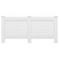 Coberturas de radiador 2 pcs 172x19x81,5 cm MDF branco