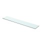 Prateleiras 2 pcs 70x12 cm vidro transparente