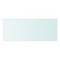 Prateleiras 2 pcs 50x20 cm vidro transparente