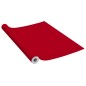 Autocolante para móveis 2 pcs 500x90 cm PVC vermelho