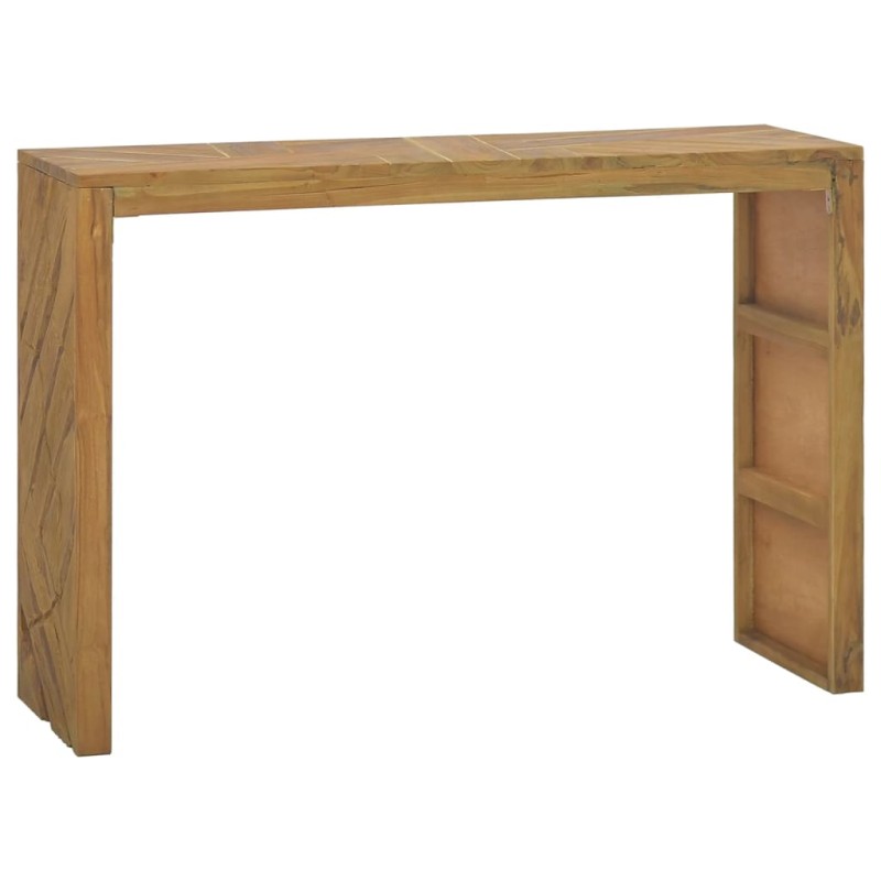 Mesa consola 110x35x75 cm madeira de teca maciça-Mesas de apoio-Home Retail