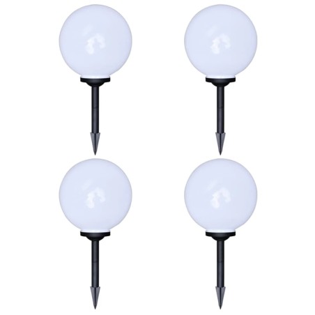 Candeeiros de exterior 4 pcs LED 30 cm com estacas de enterrar