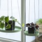 Esschert Design Tabuleiro para plantas suspenso redondo S verde