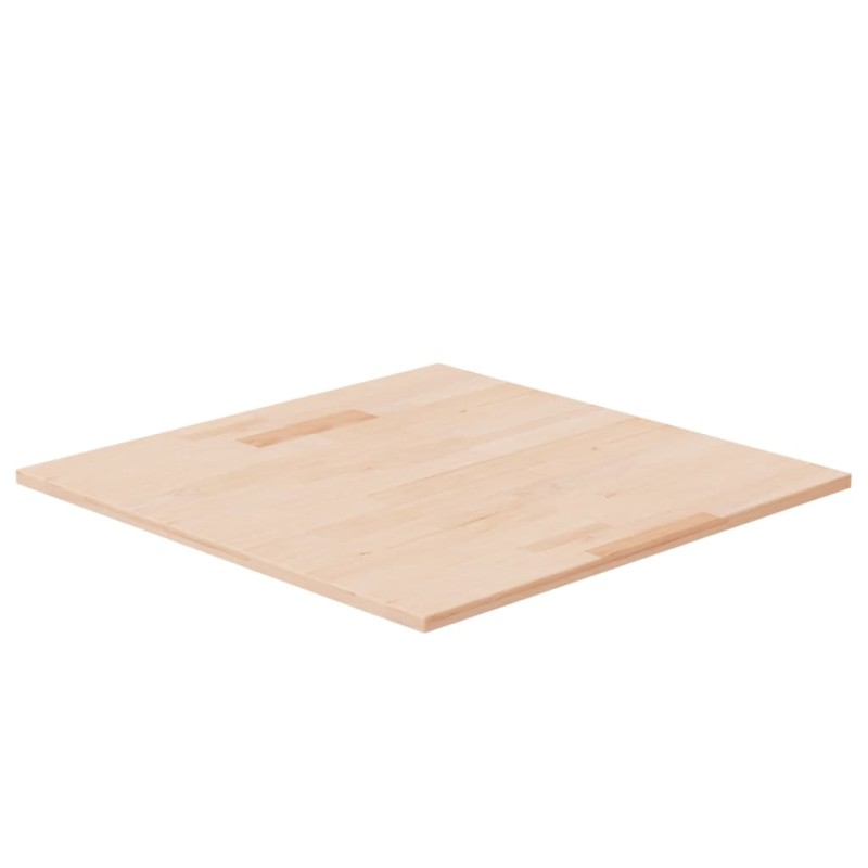 Tampo de mesa quadrado 60x60x1,5 cm carvalho maciço não tratado-Tampos de mesa-Home Retail