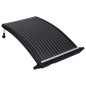 Painéis de aquecimento solar curvos p/ piscina 3 pcs 110x65 cm